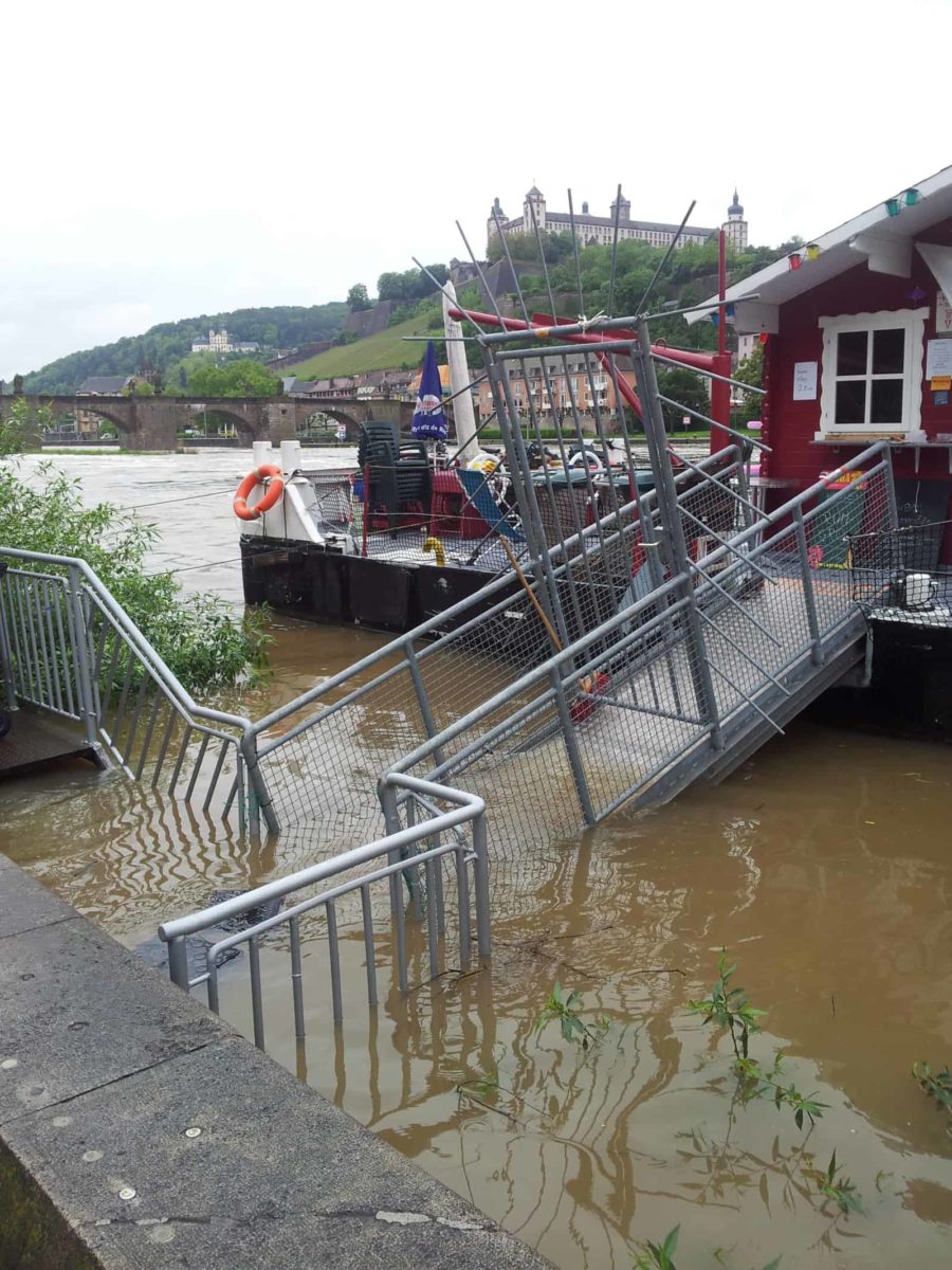 Hochwasser am Main in Würzburg 2013