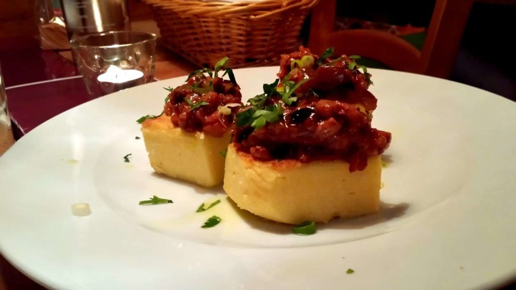 Vorspeise #1: Polenta mit Gemüste